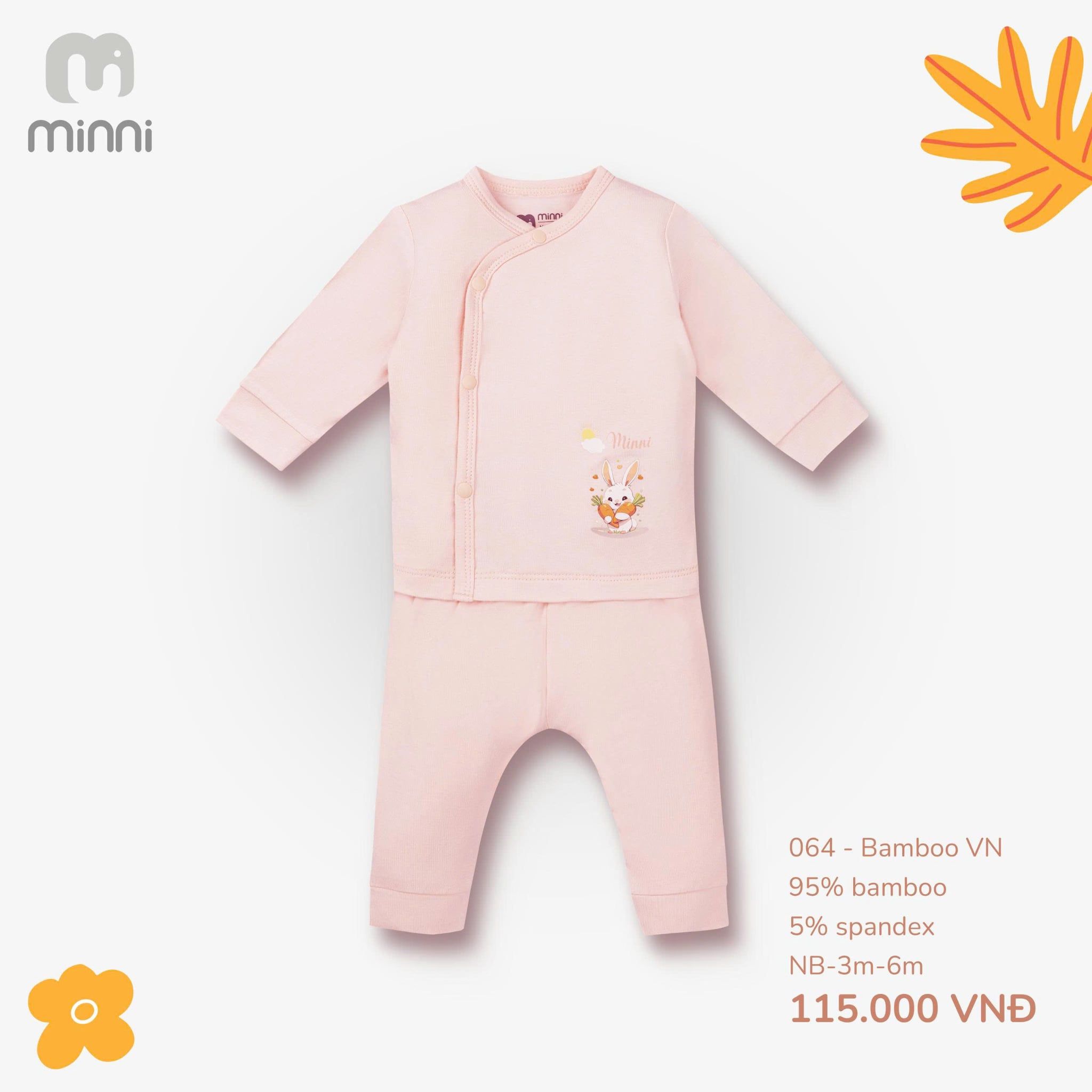  Bộ cài chéo sơ sinh UR 064 