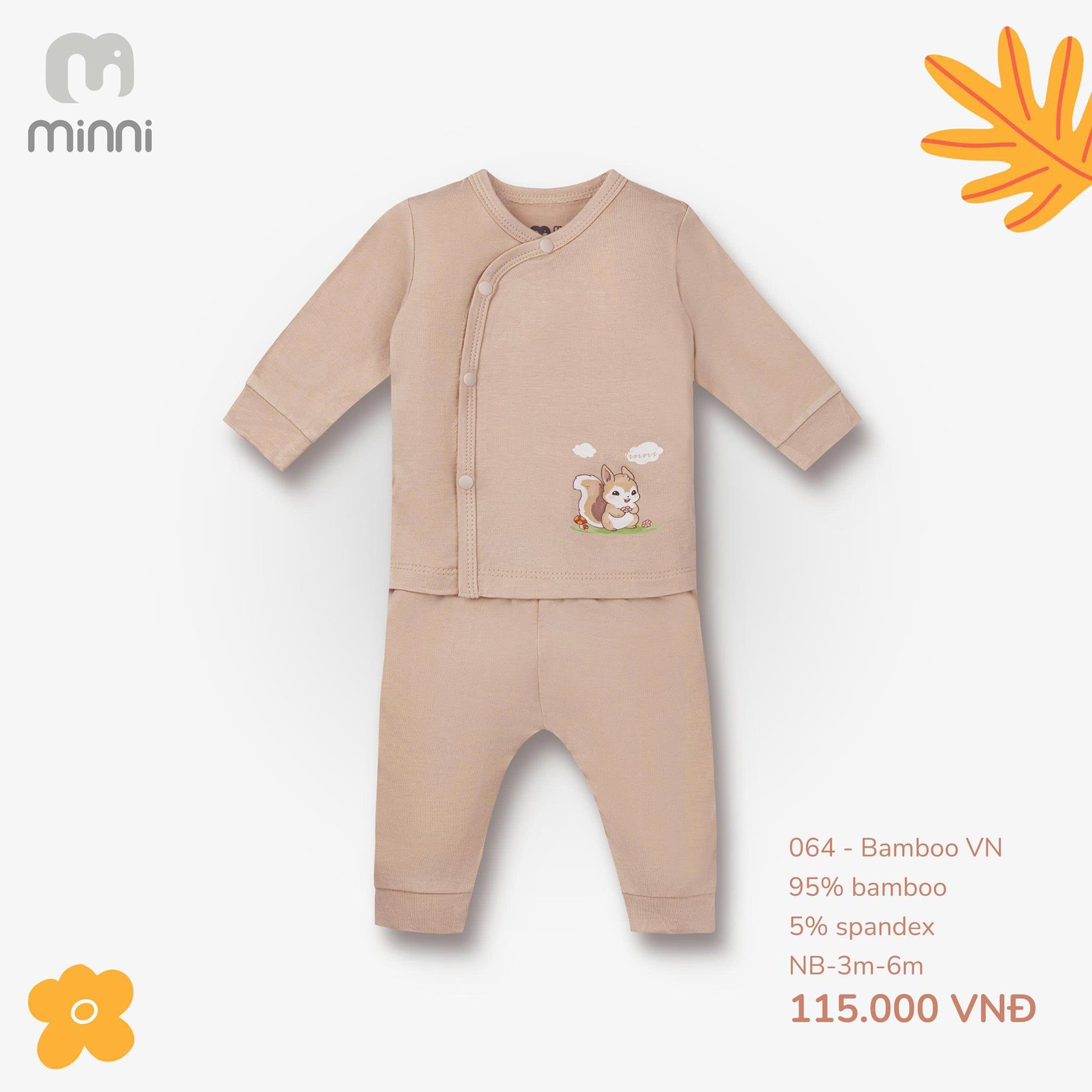  Bộ cài chéo sơ sinh UR 064 
