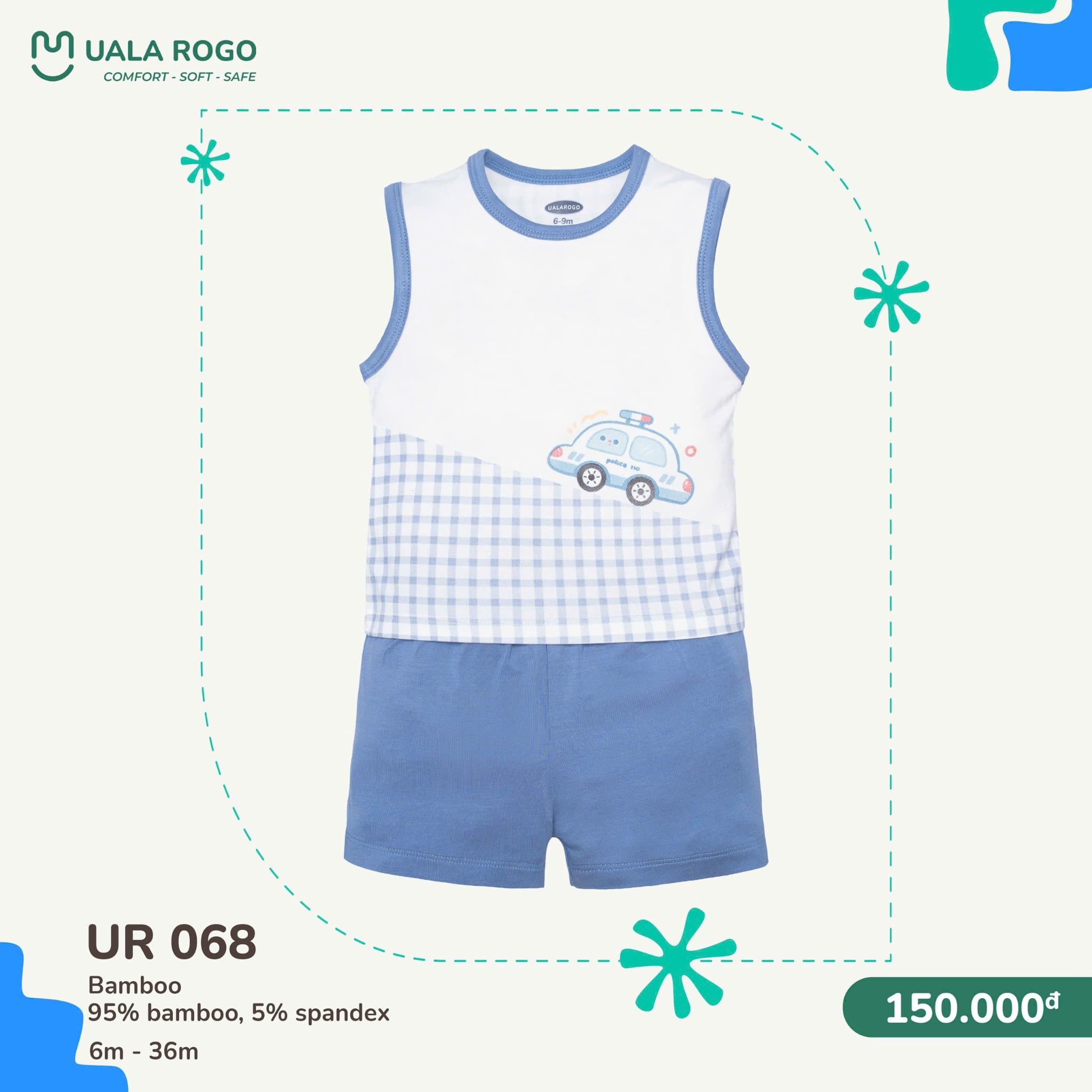  Bộ sát nách UR 068 