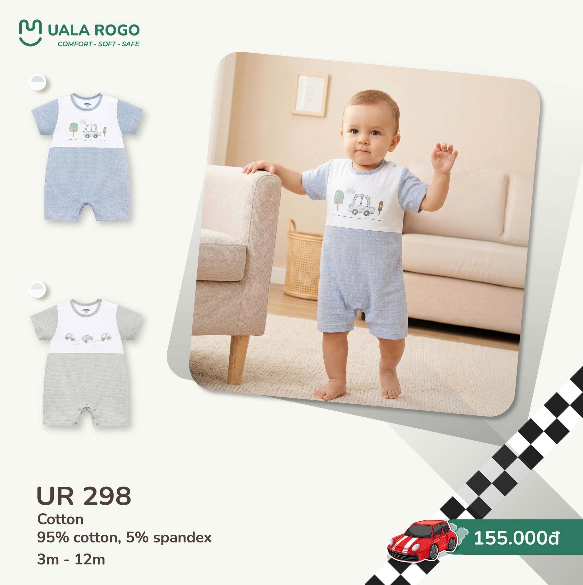  Body cộc cúc vai UR 298 