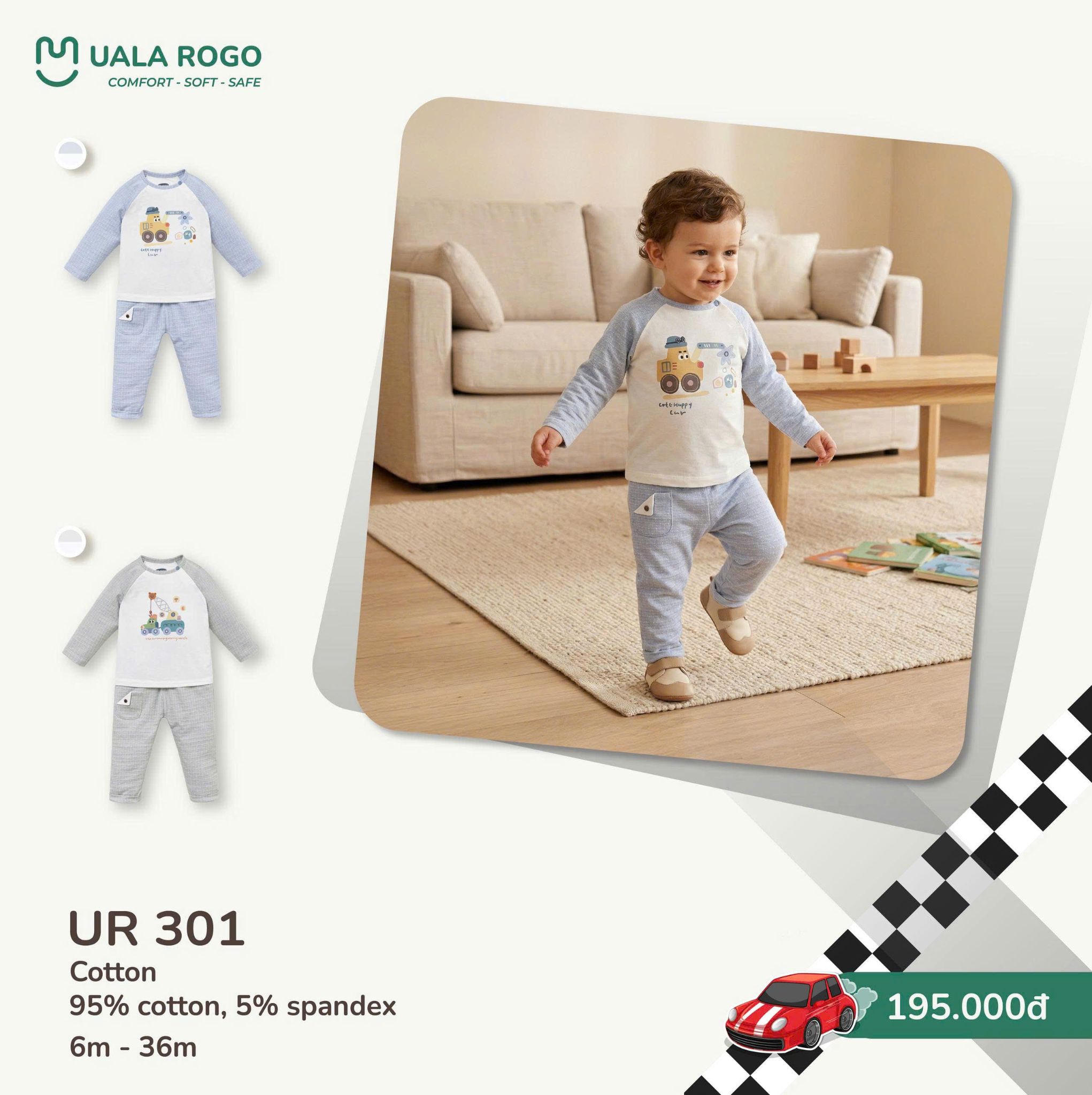  Bộ dài tay cổ viền UR 301 