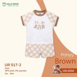  Bộ cộc tay ponyy brown UR 517 