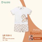  Bộ côc tay in ngựa ponyy brown UR 518 