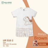  Bộ côc tay in ngựa ponyy brown UR 518 