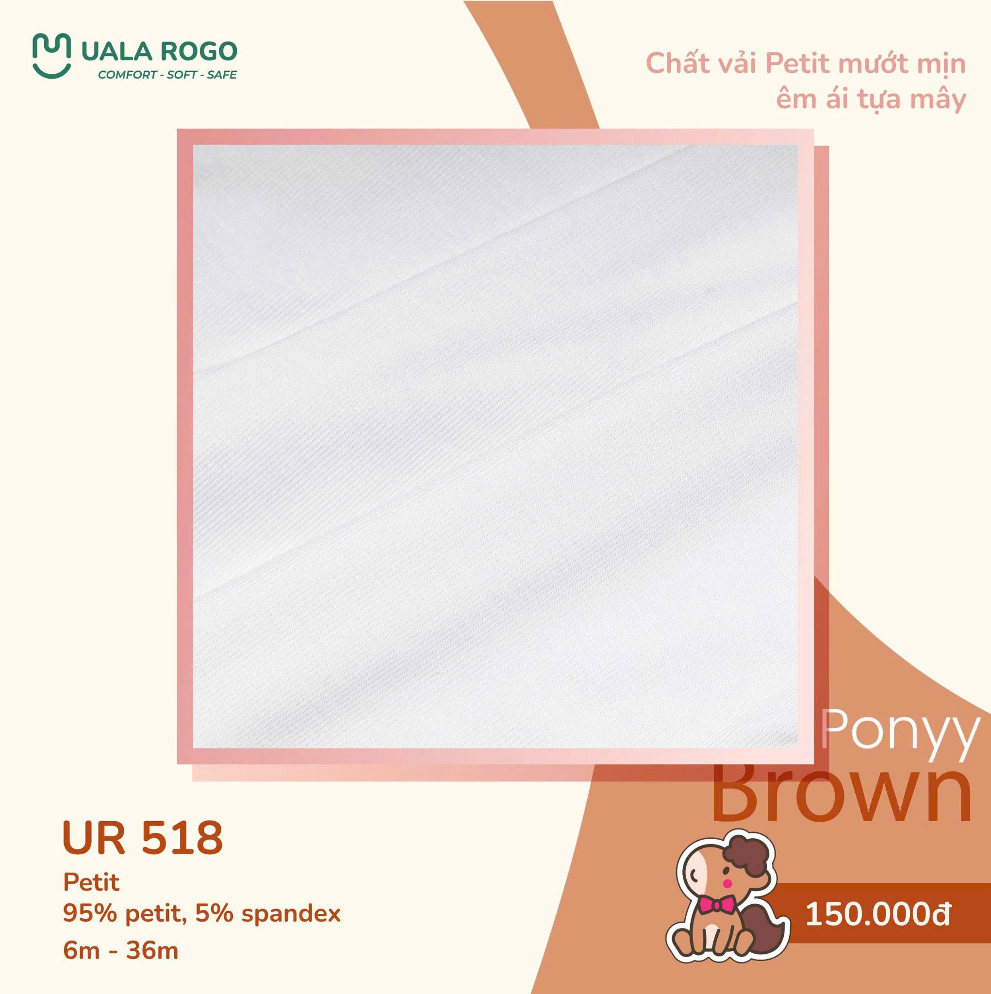  Bộ côc tay in ngựa ponyy brown UR 518 