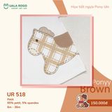  Bộ côc tay in ngựa ponyy brown UR 518 