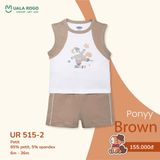  Bộ 3 lỗ ponyy brown UR 515 