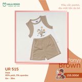  Bộ 3 lỗ ponyy brown UR 515 