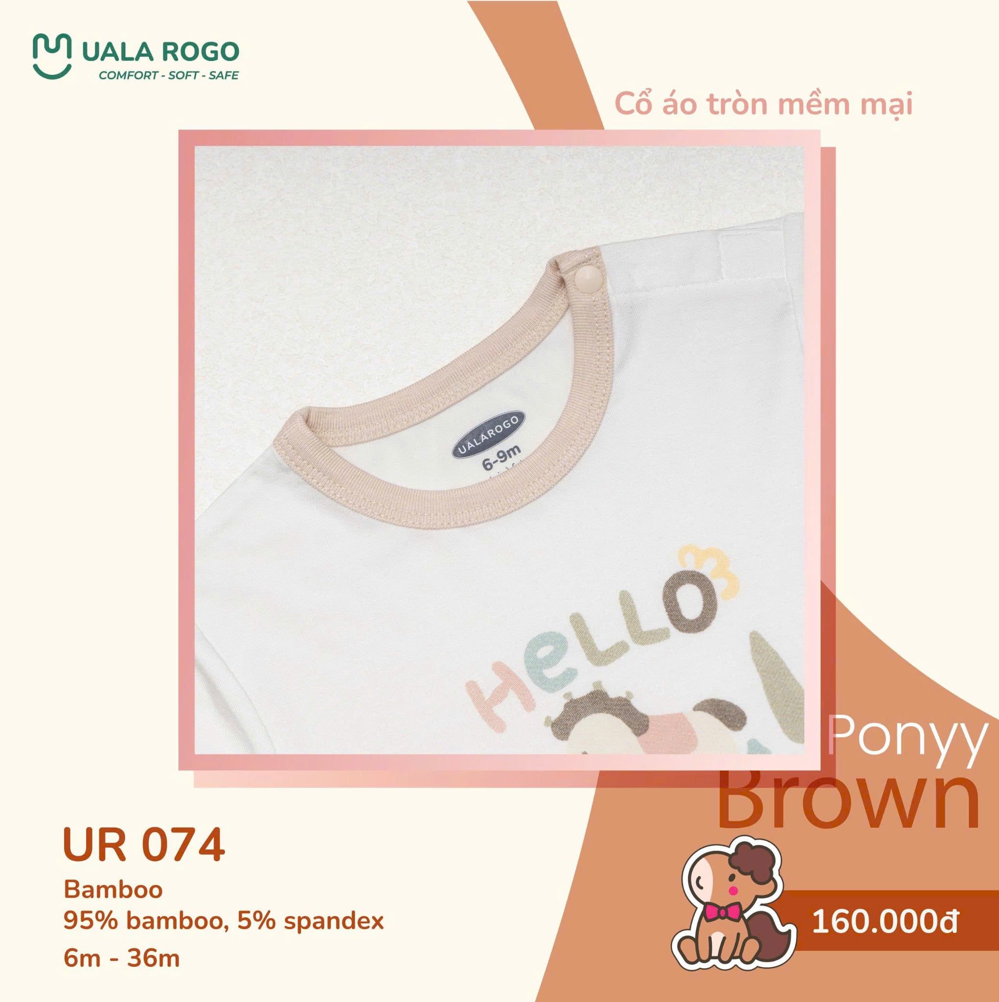  Bộ cộc ponyy brown UR 074 