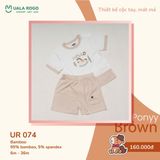  Bộ cộc ponyy brown UR 074 