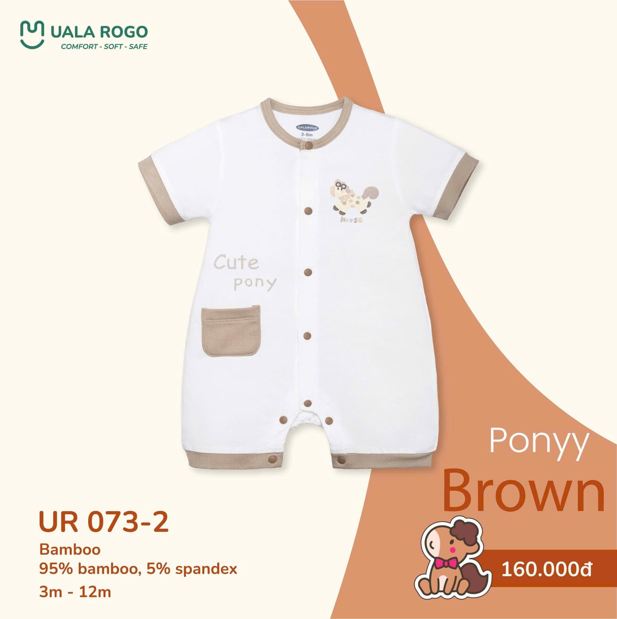  Bộ body cộc ponyy brown UR 073 