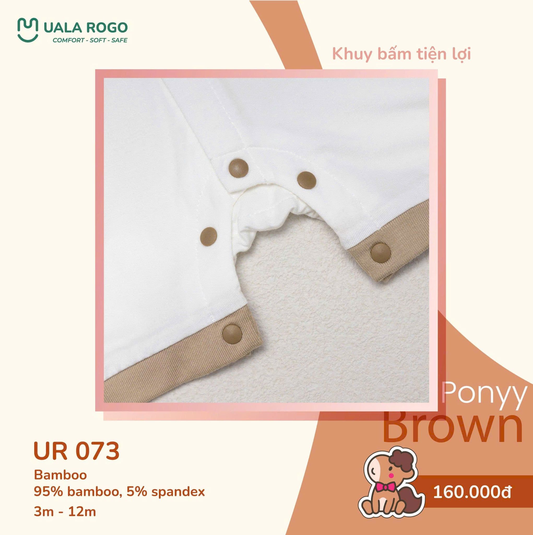  Bộ body cộc ponyy brown UR 073 