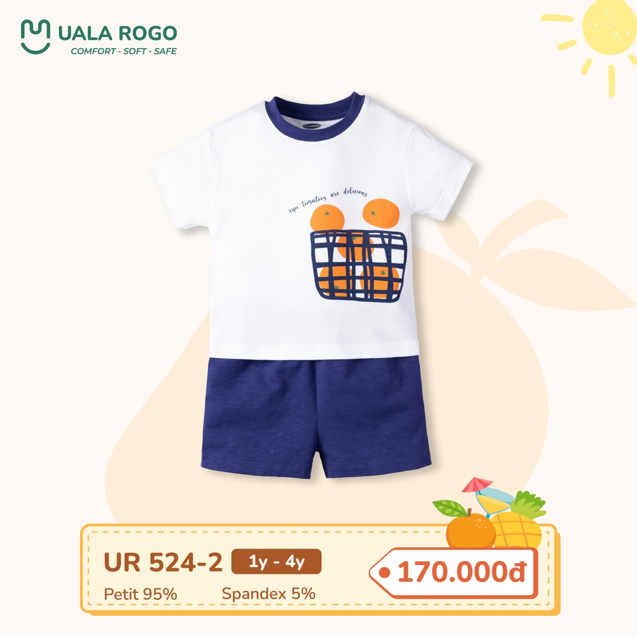  Bộ cộc summer fruit UR 524 