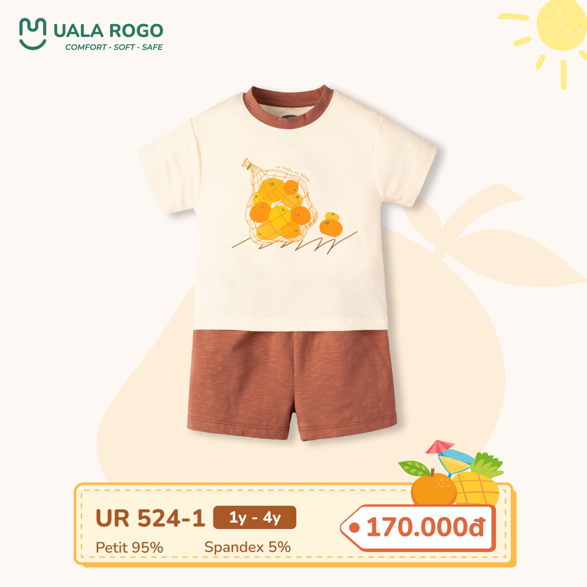  Bộ cộc summer fruit UR 524 