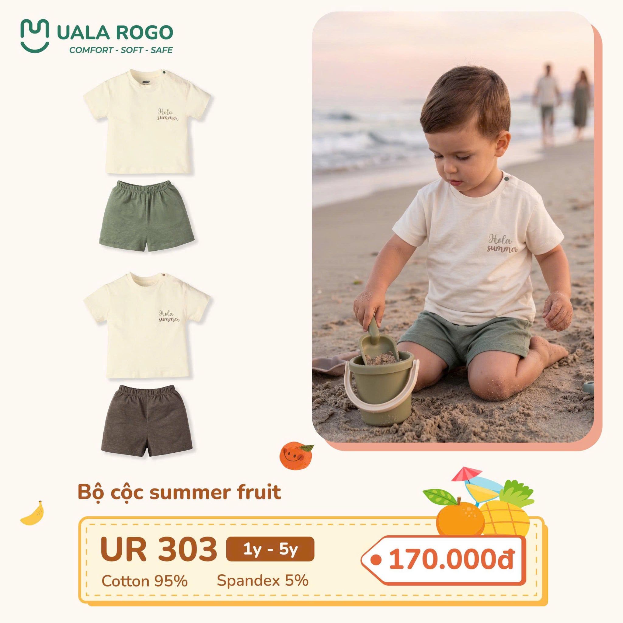  Bộ cộc summer fruit UR 303 