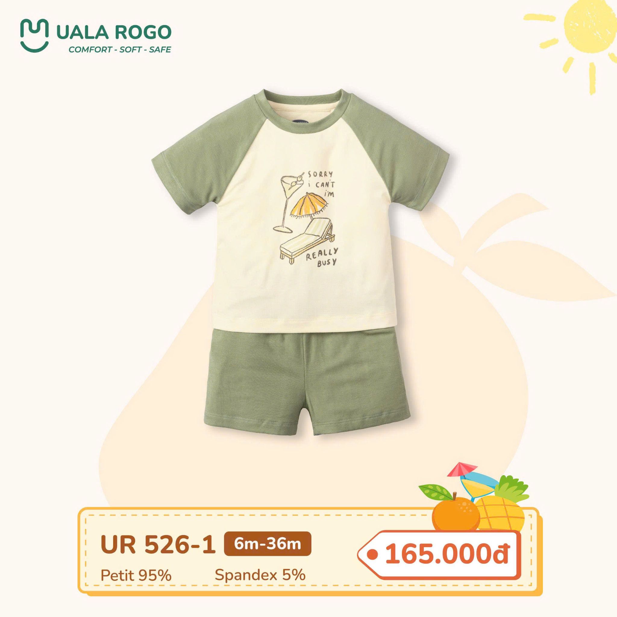  Bộ cộc summer fruit UR 526 