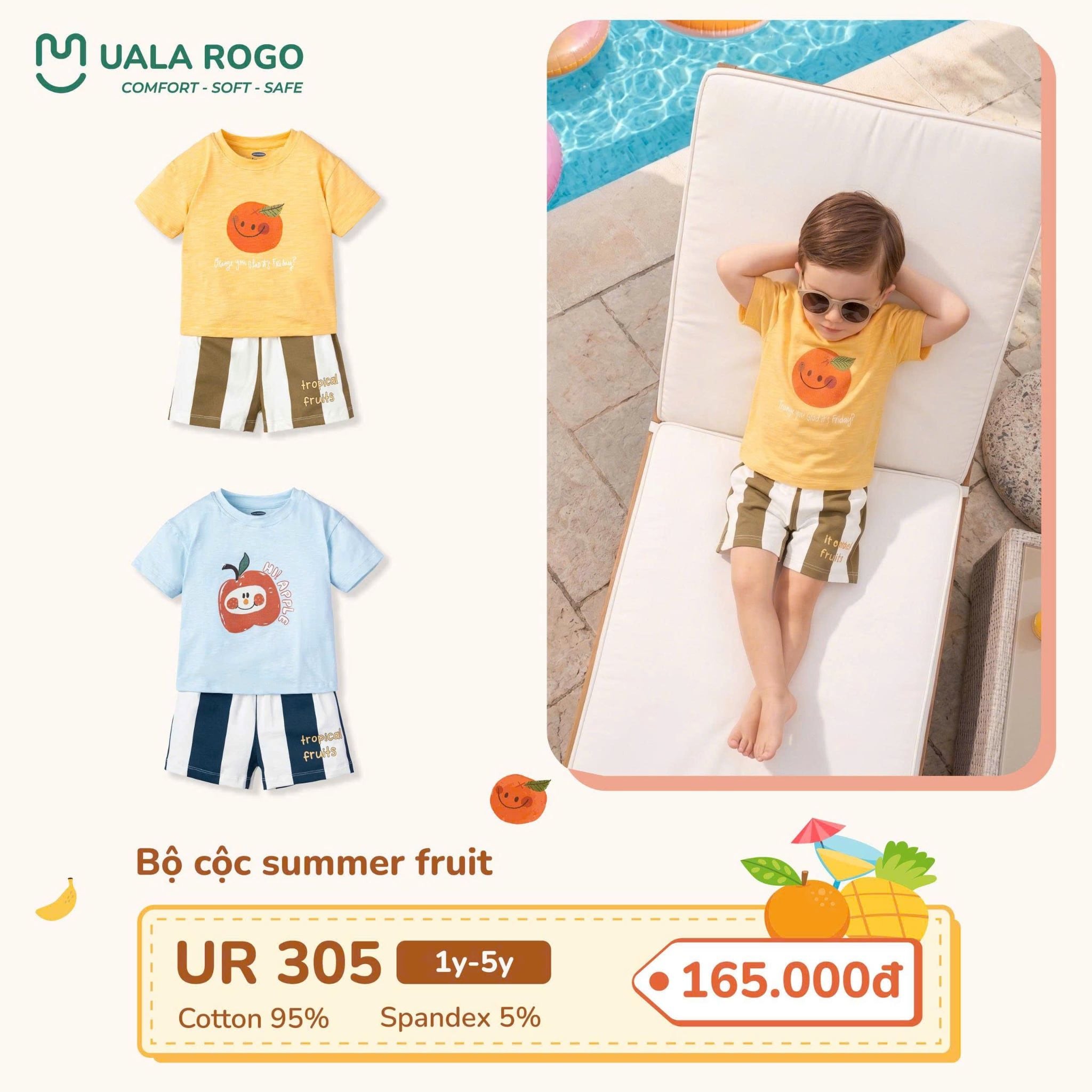  Bộ cộc summer fruit UR 305 