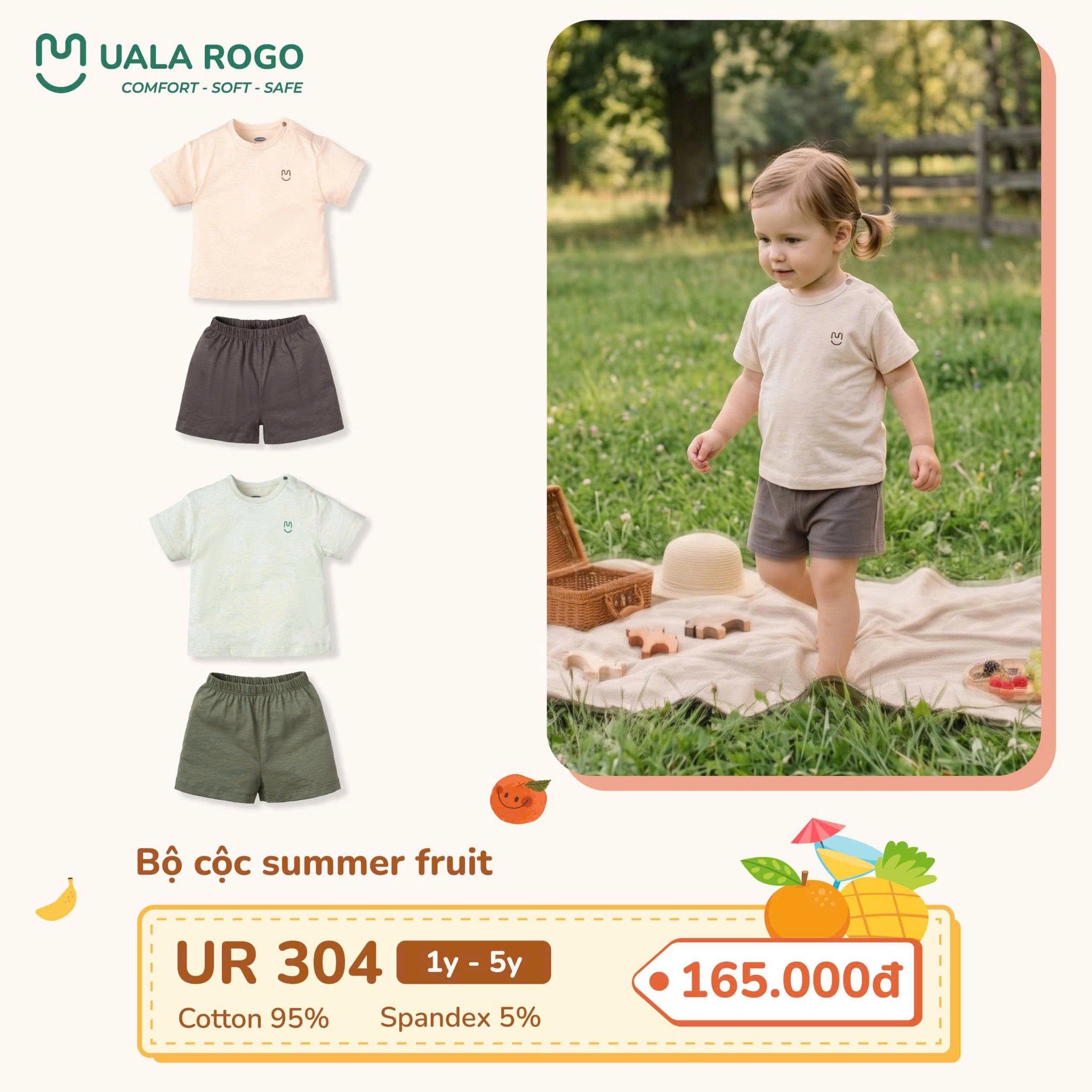  Bộ cộc summer fruit UR 304 