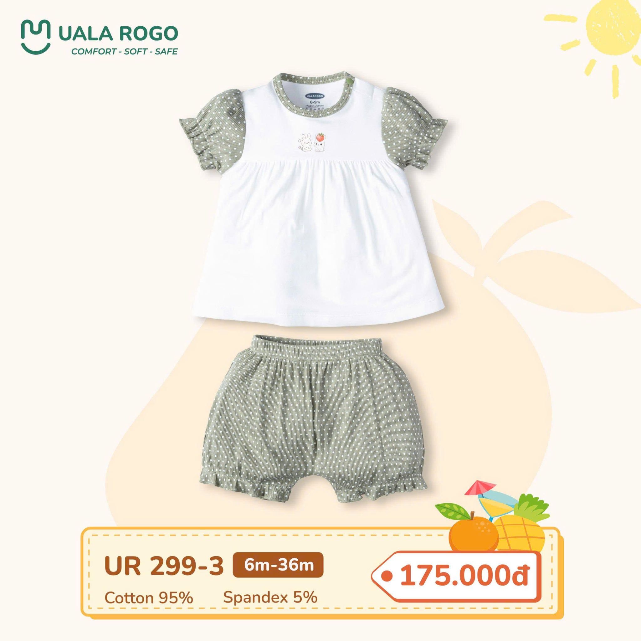  Bộ cộc bé gái UR 299 