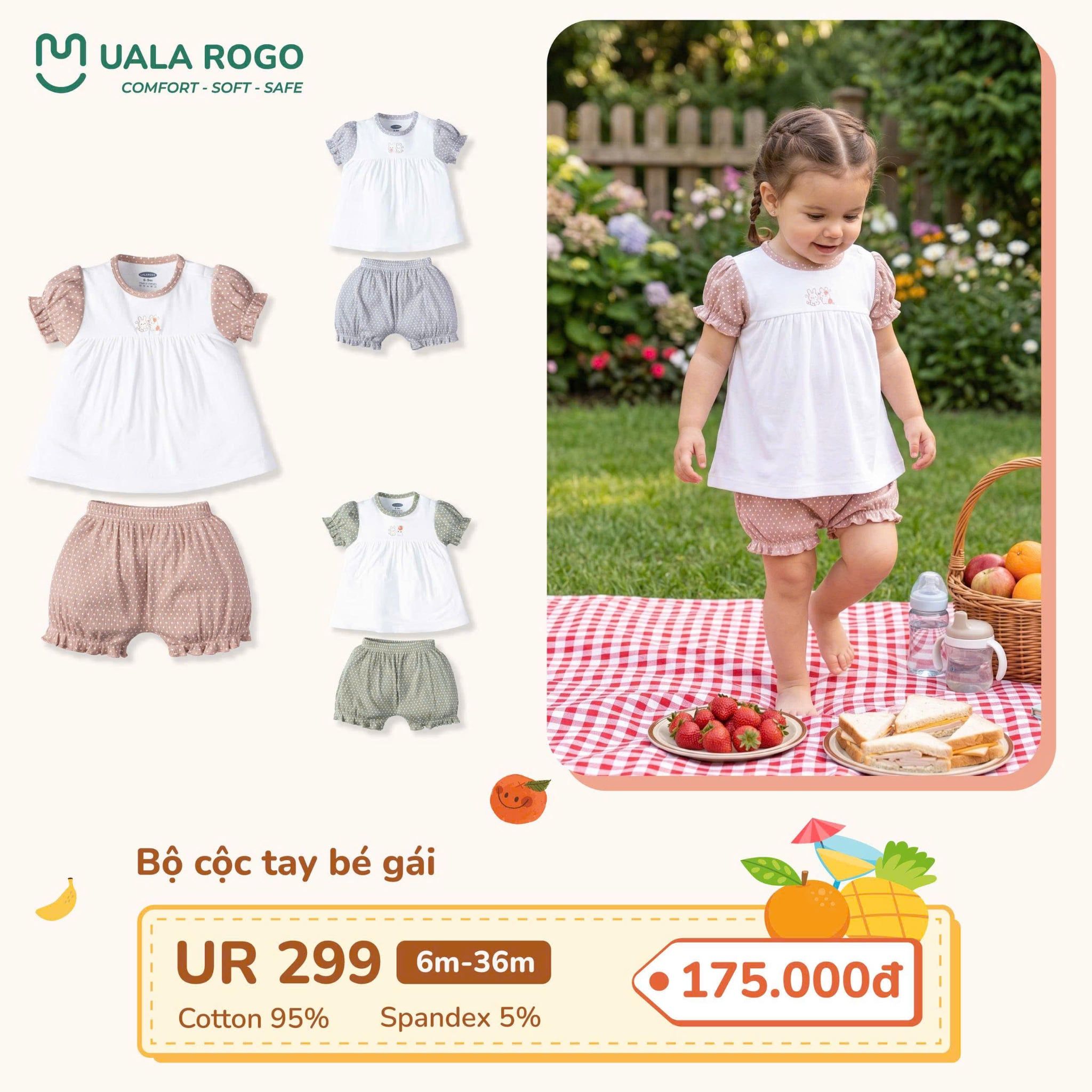  Bộ cộc bé gái UR 299 