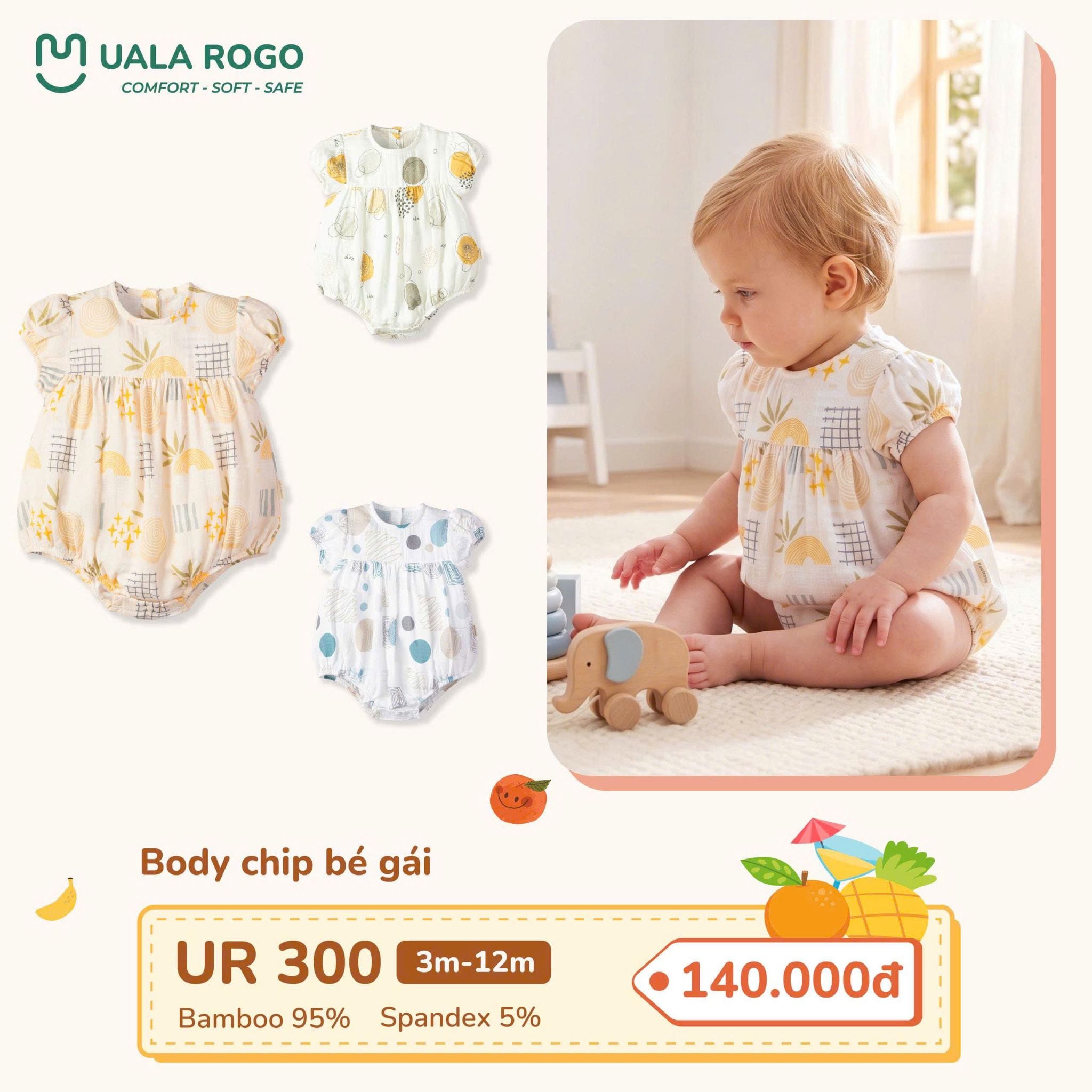  Body chip bé gái UR 300 