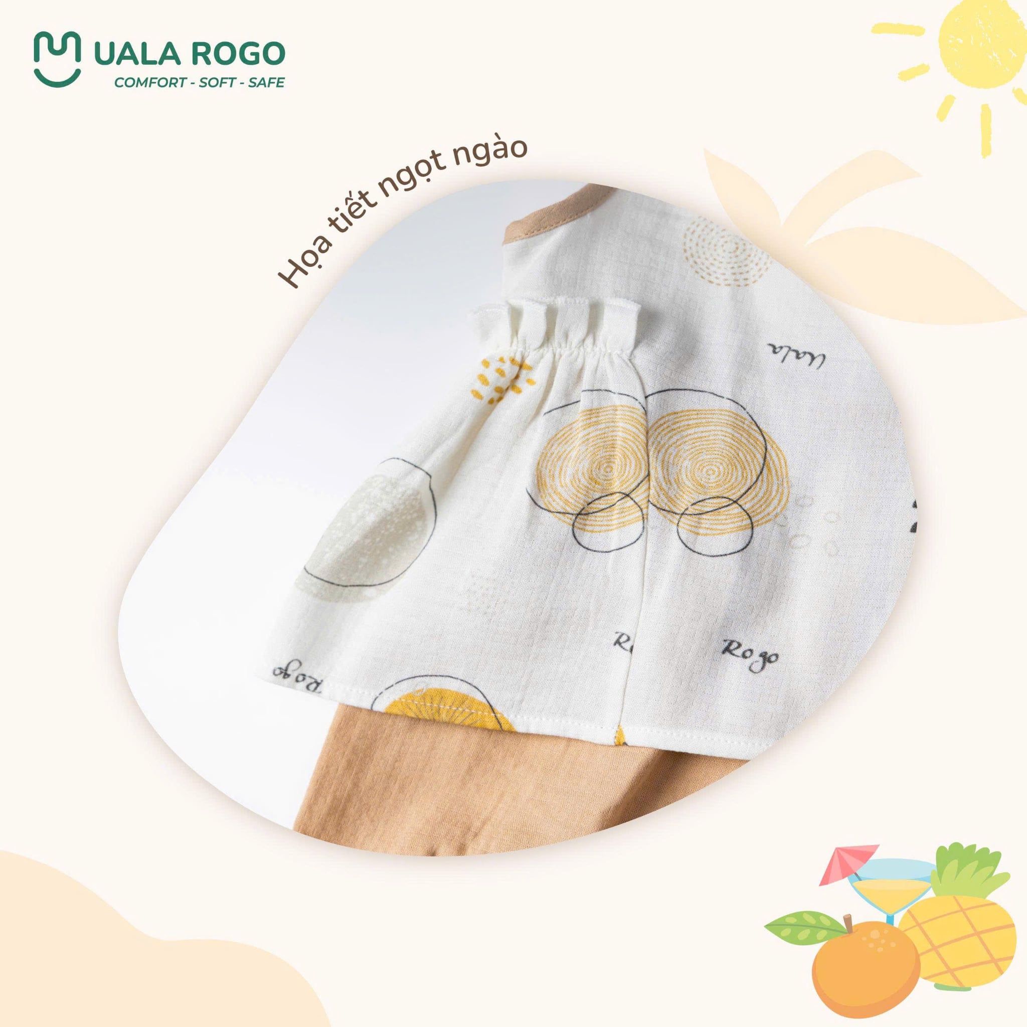  Bộ sát nách bé gái UR 302 