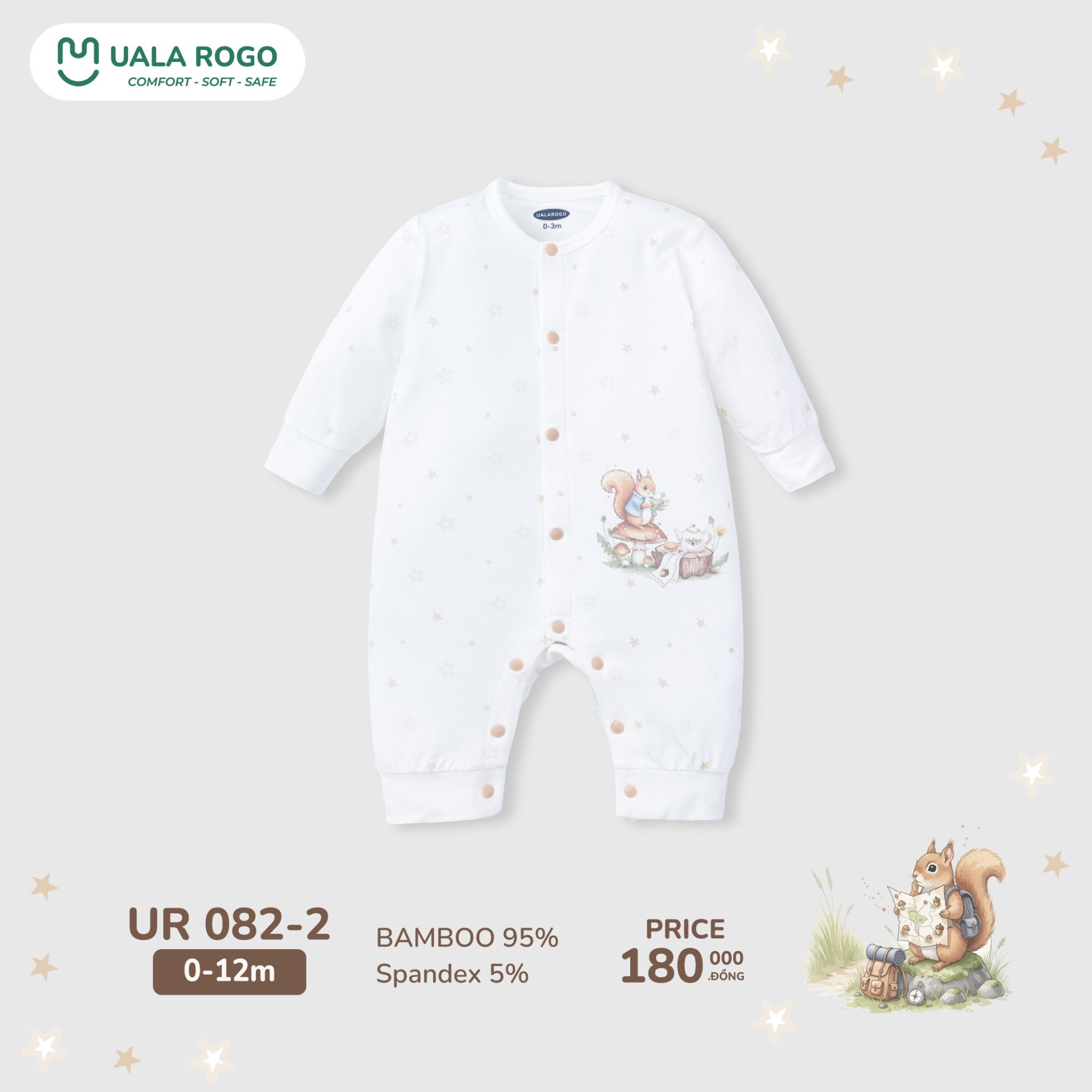  Bộ body Sóc nhí UR 082 