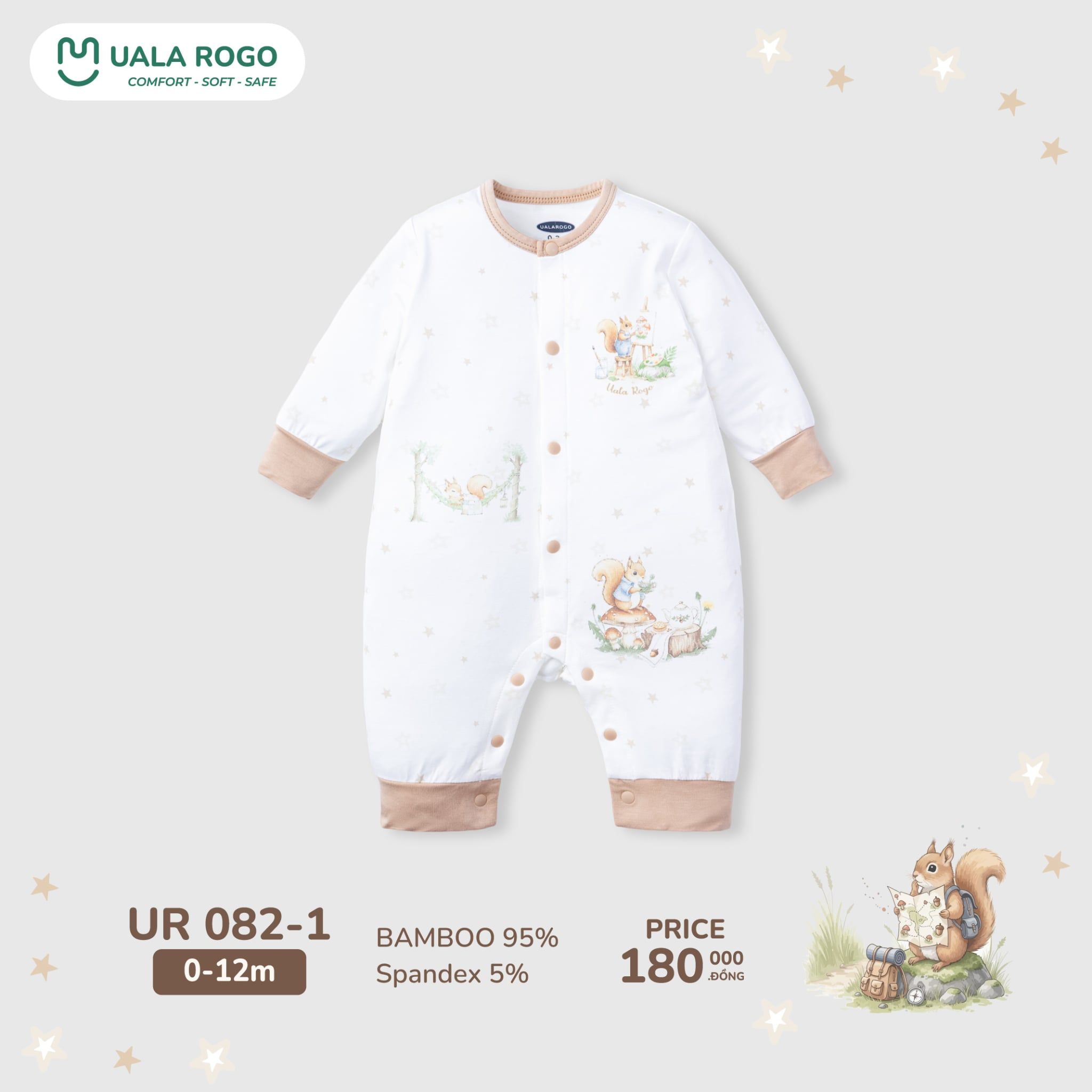  Bộ body Sóc nhí UR 082 