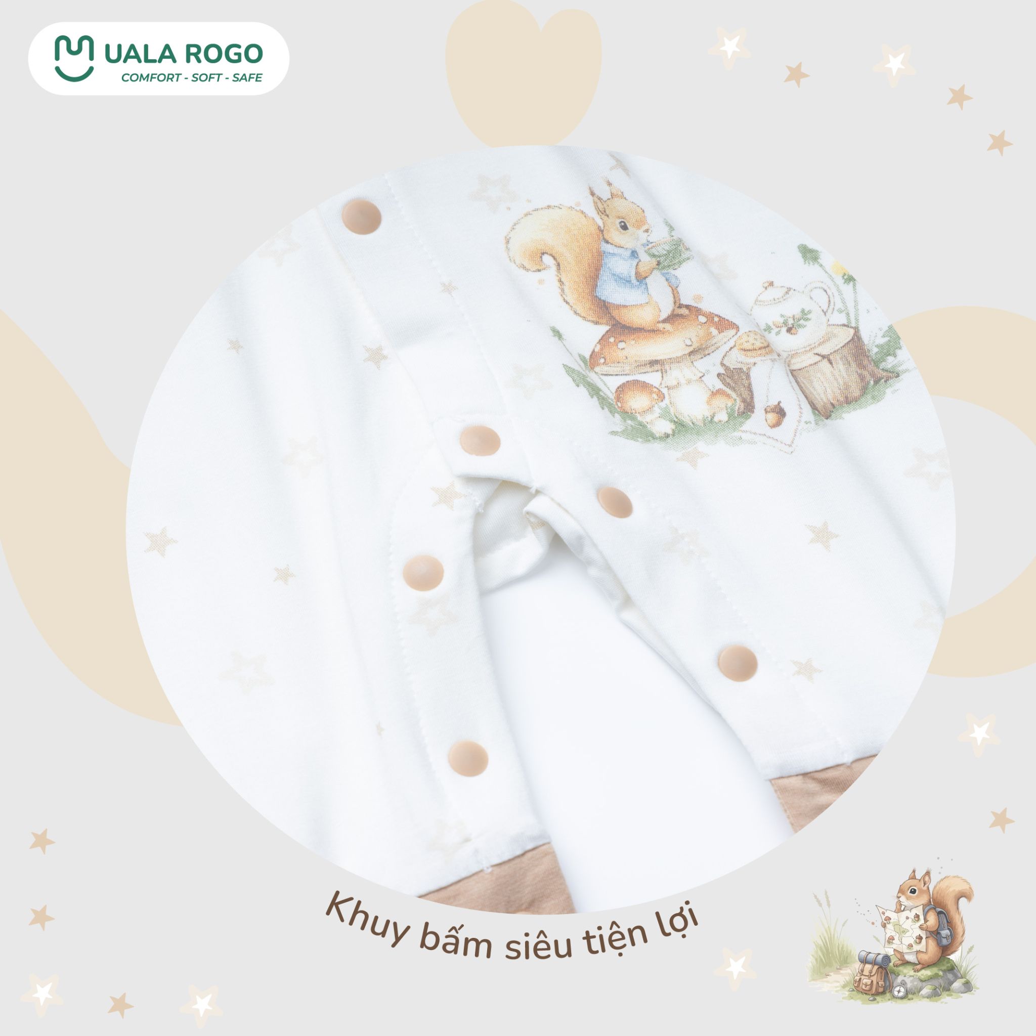  Bộ body Sóc nhí UR 082 