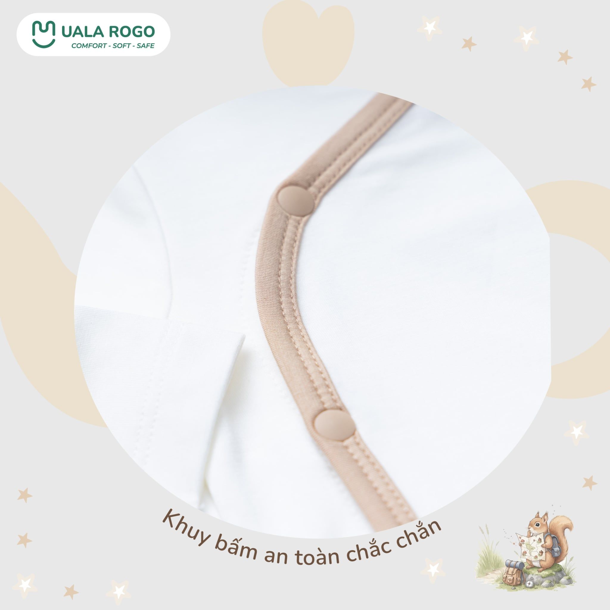  Bộ SS cài chéo Sóc nhí UR 083 