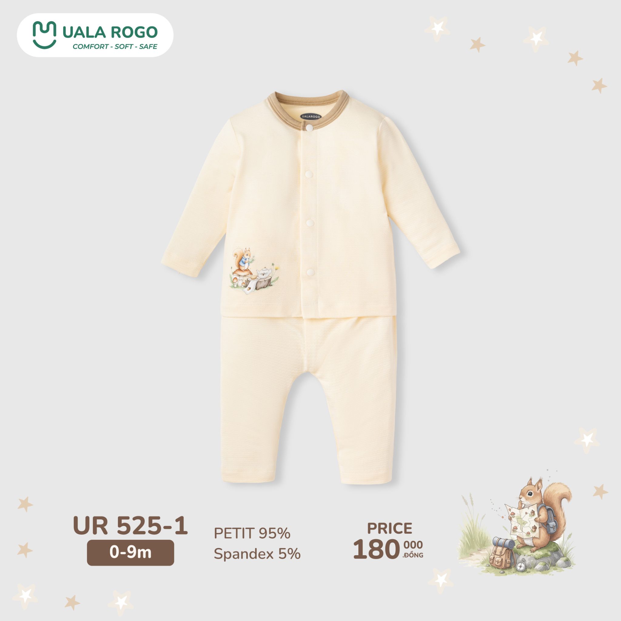  Bộ SS cài giữa sóc nhí UR 525 