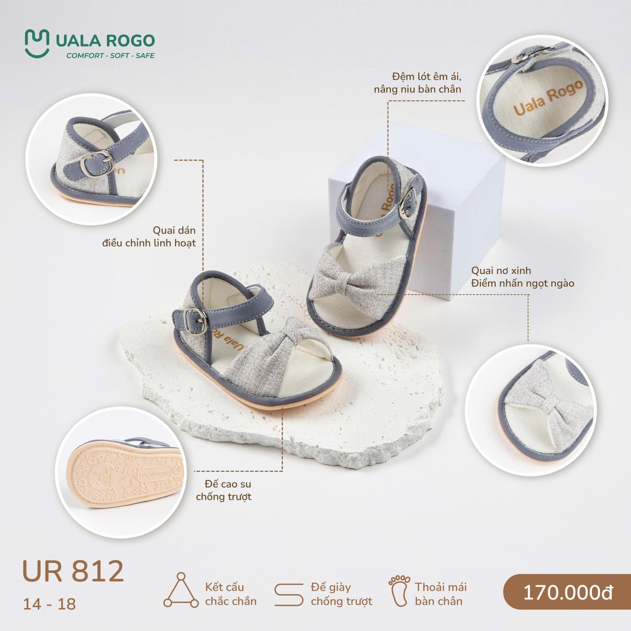  Dép tập đi UR 812 