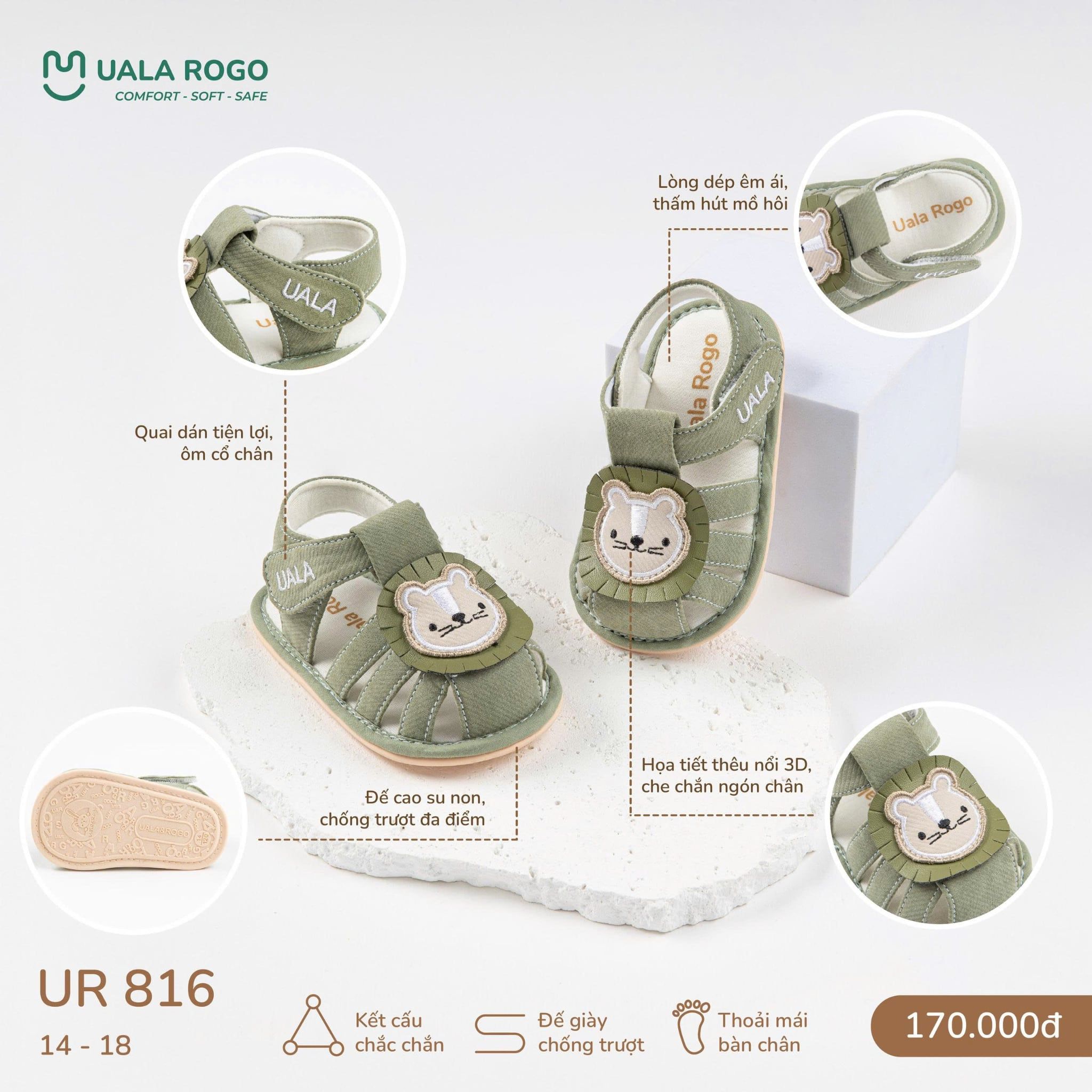  Dép tập đi UR 816 