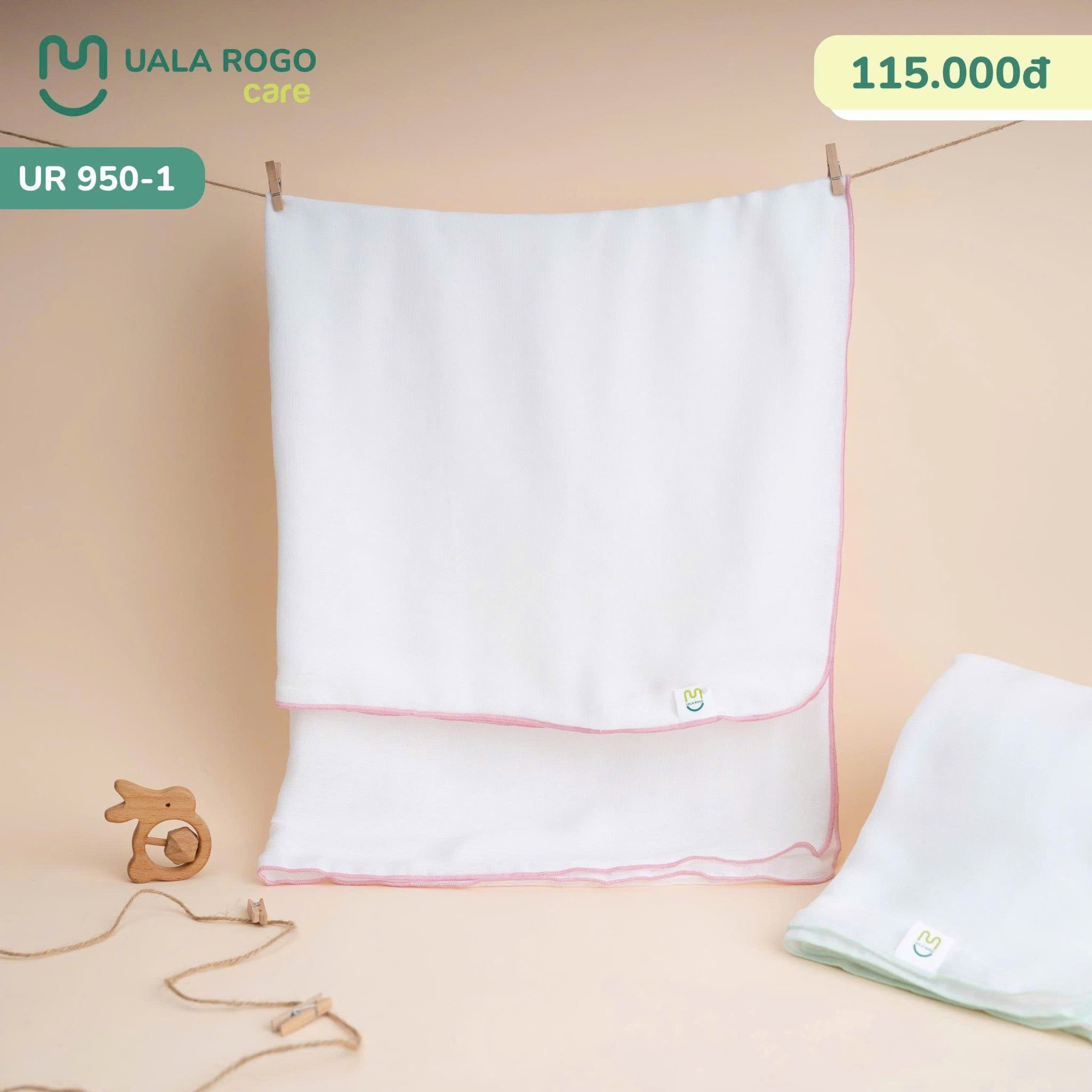  Khăn sữa xô sợi tre ( 3lớp) UR 950 