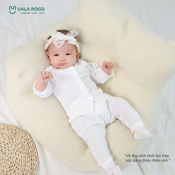  Bộ Sơ Sinh Mini Ruffle Adorable in white UR 094 