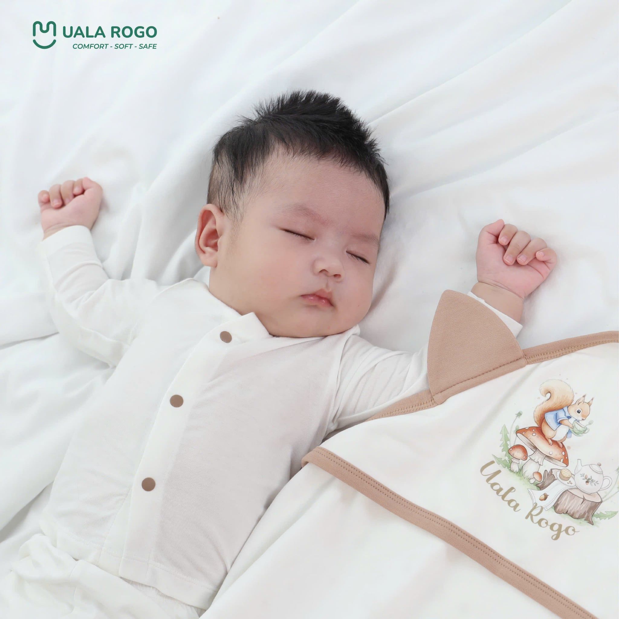  Bộ Sơ Sinh Little Cub Adorable in white UR 095 