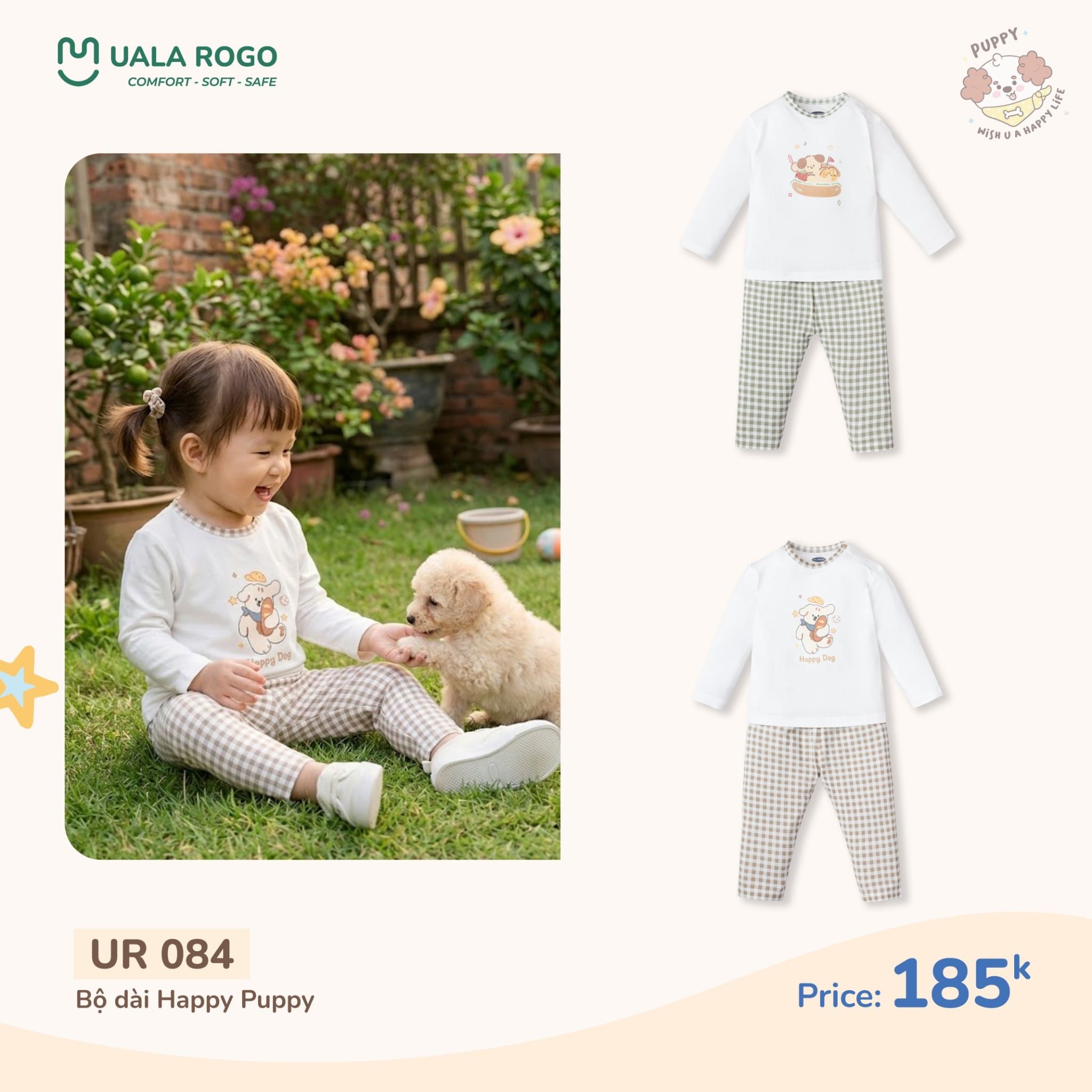  Bộ dài Happy Puppy UR 084 