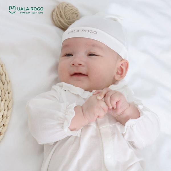  Mũ Sơ Sinh Adorable in white UR 958 
