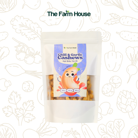  Hạt điều tỏi ớt 100g/ Chili & Garlic Cashews 100g 