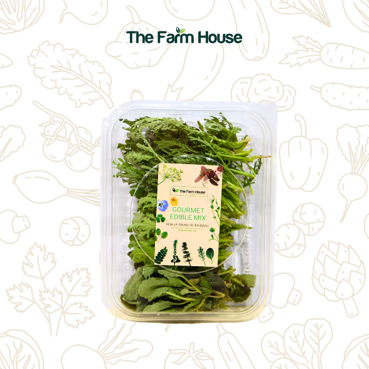  Mầm mù tạt hỗn hợp 50g/Mixed baby mustard leaves 50g 