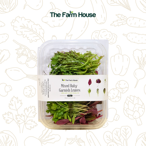  Mầm non trang trí 50g/Mixed baby garnish leaves 50g 