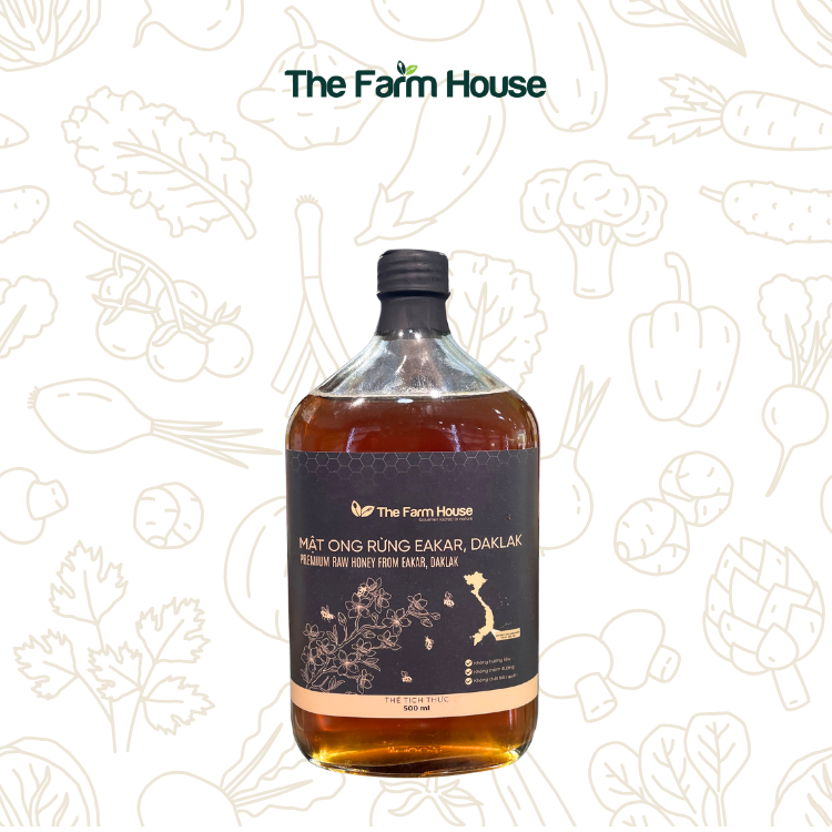  Mật ong rừng Eakar Daklak 500ml/Premium Eakar Daklak honey 500ml 