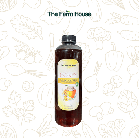  Mật ong hoa cà phê nguyên chất 1L/Premium coffee blossom honey 1L 