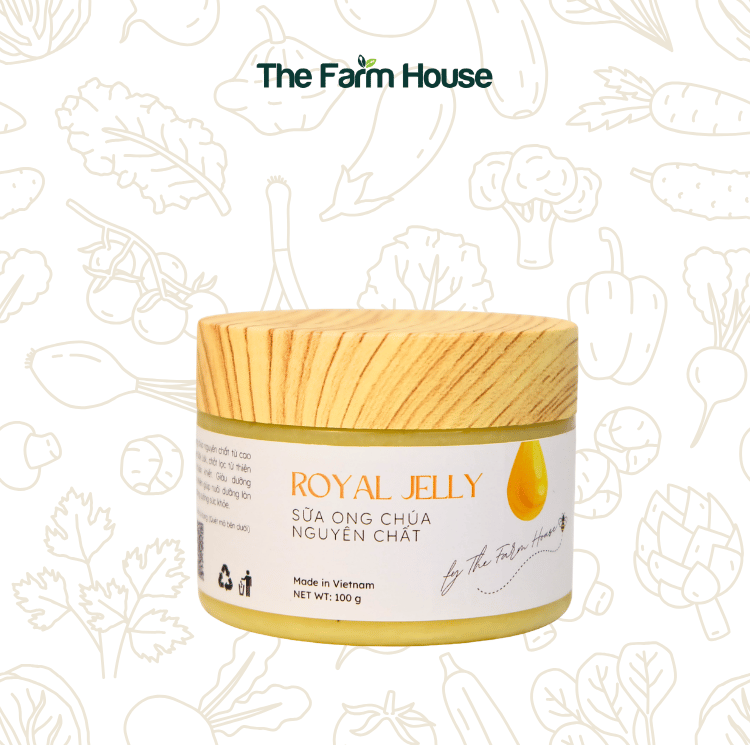  Sữa ong chúa nguyên chất 100g/ Pure Royal Jelly 100g 
