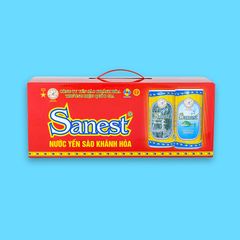 Nước Yến sào Khánh Hòa Sanest hộp 12 lon 190ml - 001H12