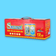 Nước Yến sào Khánh Hòa Sanest hộp 12 lon 190ml - 001H12