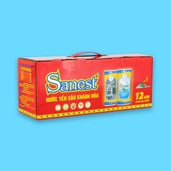 Nước Yến sào Khánh Hòa Sanest hộp 12 lon 190ml - 001H12