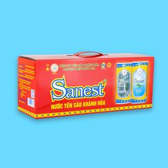 Nước Yến sào Khánh Hòa Sanest hộp 12 lon 190ml - 001H12