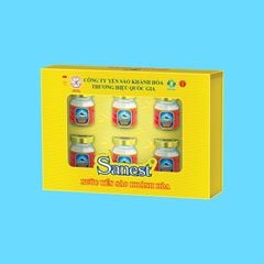 Nước Yến sào Khánh Hòa Sanest hộp 6 lọ 70ml QT - 002H6QT