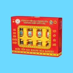 Nước yến sào Khánh Hòa Sanest hộp 8 lọ 70ml - 002H8
